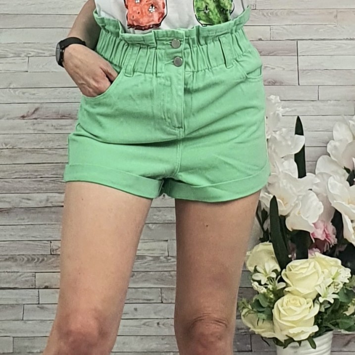 Къси Дънки Miss Bonbon Green